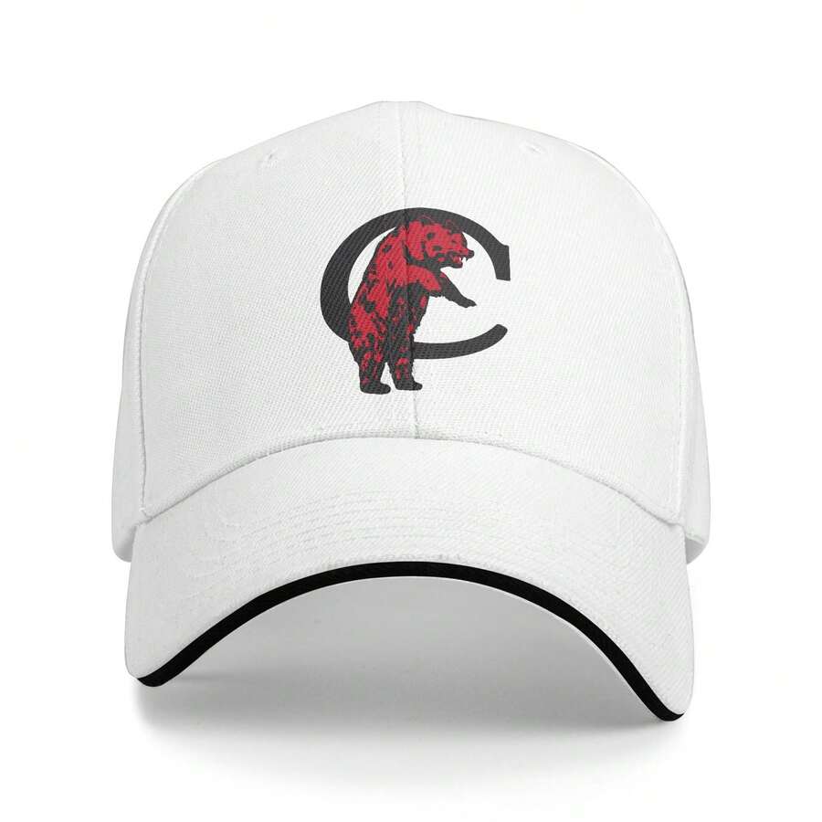 Cincinnati Bearcats Logo 1922 Structured Baseball Cap Men Women Washed Distressed Twill Cotton Baseball Cap Vintage Adjustable Dad Hat - trắng - Xem 1