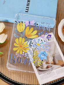 1 ốp lưng mềm TPU với hình minh họa hoa vàng và bướm, tương thích với iPad Mini 1/2/3/Mini4/Mini5/Mini6/Mini7/Air/Air2/9.7/10.2/10.5/Air4/Air5/10.9/Pro 11-Inch/10th Gen/Air 11-Inch (M3) 2025/Pad (A16) 11 Inch 11th Generation 2025/ Air 8(M4)2026(11-Inch), A7/A8, vỏ mềm siêu mỏng nhẹ, thiết kế tối giản/thanh lịch/cá tính/dễ thương/tươi mới, ốp bảo vệ máy tính bảng trong suốt không có khe cắm bút. - Nhiều màu - Xem 5