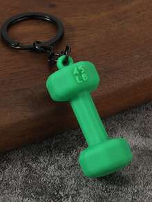 Customized Text/LOGO Creative Fitness Equipment Dumbbell Keychain Pendant, Unisex High-Quality Small Gift Keychain, Backpack Hanging Ornament, Fitness Style Keychain, Bag Accessory, Multiple Colors Available, Couple Gift - Multicolor - View 16