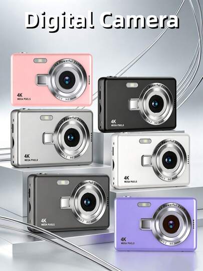 1 Unit CCD Digital Camera, Suitable For Beginners And Students, Size 3.66 Inches X 2.36 Inches, Retro Digital Camera With 2.4 Inch IPS Screen, 16X Optical Zoom, Anti-Shake, Auto Focus, Supports 1080P Photo/Video Shooting, Ideal For Beginners And Students. Includes Fill Light, 650mAh Rechargeable Battery, USB Type-C Charging Cable, Card Reader And Camera Strap. A Great Gift For Boys And Girls On Holidays And Birthdays, Easy To Use, Non-Professional Camera.
