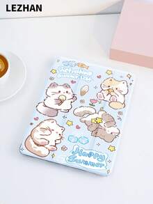 Ốp bảo vệ máy tính bảng họa tiết mèo con hoạt hình, tương thích với máy tính bảng 10.2", Pro 11" 2021/2020/thế hệ thứ 10, (A16) 11" thế hệ thứ 11 2025, Galaxy Tab A8 10.5" 2022, Matepad 10.4/Tab, có khe cắm bút cảm ứng, chống rơi, giá đỡ máy tính bảng, quà tặng cho trẻ em/gia đình, quà tặng cuối năm. - Nhiều màu - Xem 3