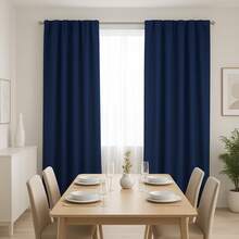 Refresh Your Home With Contemporary Style Neo Short Curtains From BEAUTTY HOME - MARINE - View 2