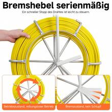 Maniche a cavo - Giallo - 6 mm x 150 m - Visualizzare 2