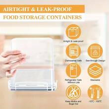 Set Of 32 Airtight Storage Containers With Lids Designed For Organizing And Storing Items In The Kitchen Pantry, Including Plastic Canisters For Cereal, Pasta, Flour, And Sugar, Complete With Labels And A Marker - View 6