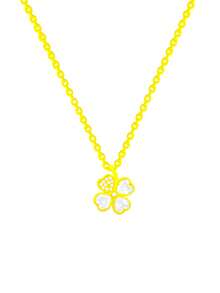 Dây chuyền mặt hoa bốn cánh tinh tế, không phai màu, nhẹ, sang trọng, kiểu dáng choker đa năng dành cho nữ. - dây chuyền cỏ bốn lá - Xem 5