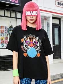 Women T-Shirts - Black - View 1