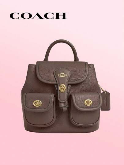  Coach 优雅通勤背包，时尚实用，非常适合工作、学习、旅行，轻便耐用，适合日常使用。