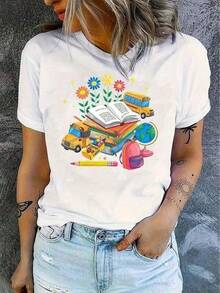 Women T-Shirts - White - View 1