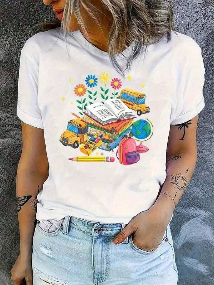 Women T-Shirts - White - View 1