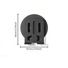 1 pieza Soporte de metal para teléfono giratorio 360°, ajustable a varios ángulos, adecuado para teléfonos inteligentes y tabletas, antideslizante, de color gris bicolor, accesorio de escritorio, soporte ajustable para teléfono | Soporte de metal de moda | Superficie de metal, soporte para teléfono (color y estilo aleatorios) - Soporte para teléfono totalmente metálico - Ver 13