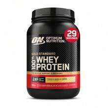 Optimum Nutrition Gold Standard 100% Whey Protein Powder, Vanilla Ice Cream, 2 Pound (Packaging May Vary) - 法式香草奶油 - 查看 1