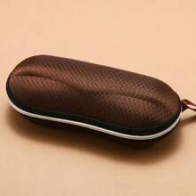 1pc Mini Grid Fashion Glasses Case, Fashionable Lanyard, Portable Crush-Resistant EVA Eyeglasses Box, Anti-Drop - Multicolor - View 10