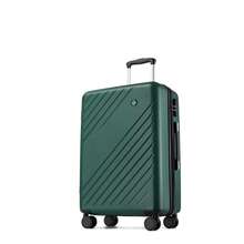 Set di valigie da viaggio in 3 pezzi con scocca rigida in ABS+PC: bagaglio a mano da 20", valigia media da 24" e valigia grande da 28"; ruote silenziose a 360°, chiusura a combinazione, leggere e robuste, ideali per weekend, vacanze e viaggi di lavoro - Verde - Visualizzare 11