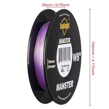 Dây câu SeaKnight 150M MANSTER W8 II 8 sợi bện - Siêu bền, chống mài mòn, không giãn - Độ bền từ 15LB đến 100LB, thích hợp cho cả nước mặn và nước ngọt. - Nhiều màu - Xem 11
