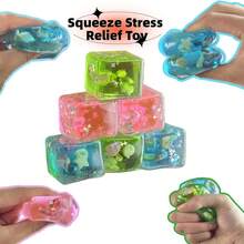 1pc Mini Ocean Shell Squeeze Ball, Summer Stress Relief Squeeze Toy, Anxiety Reduction Toy Suitable For Students And Office Workers, Birthday And Graduation Gift, Perfect PVC Toy, Puzzle Toy For Anxiety Relief And Relaxation, Adult Office Desk Decor - Shell - View 8