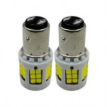 2pcs Super Bright 1156 1157 LED Dual Color Switchable Bulbs, White/Red/Yellow, Fit For Universal Car Turn Signal, Brake, Parking, Reverse, Interior Lights - 1157 - View 15
