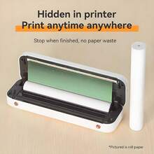 2/4/6/8/10 Rolls A4 Quick-Dry Thermal Paper For Portable Printer,Thicker Brighter And The Font Is Clearer To Make The Printing Quality Better - Set - View 4