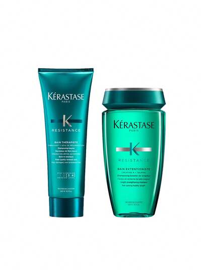 Kérastase [Bundle] Resistance Bain Therapiste Shampoo 250 Ml + Extentioniste Shampoo 250 Ml
