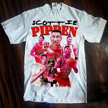 Camiseta vintage de la NBAs de Pippen - forma - Ver 1