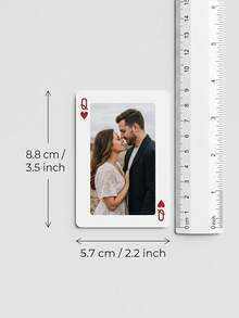 Naipes personalizados con fotos, alternativa única al libro de visitas de boda, regalo para familia, parejas y amigos, regalo de fotos único, baraja de naipes personalizados, regalo personalizado - Multicolor - Ver 7