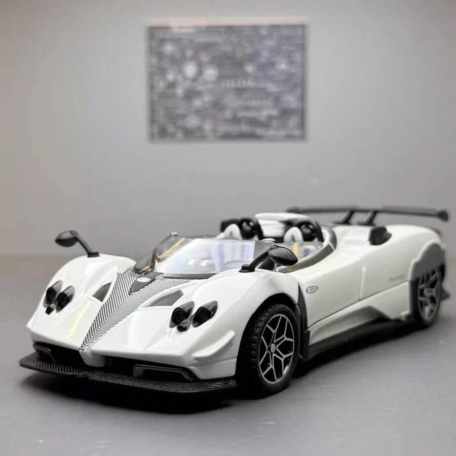 1:32 Apollo EVO coche de juguete modelo sonido luz puertas de Metal fundido a presión modelos de vehículos abiertos niños Hobby adornos regalos - EVO Rojo - Ver 1