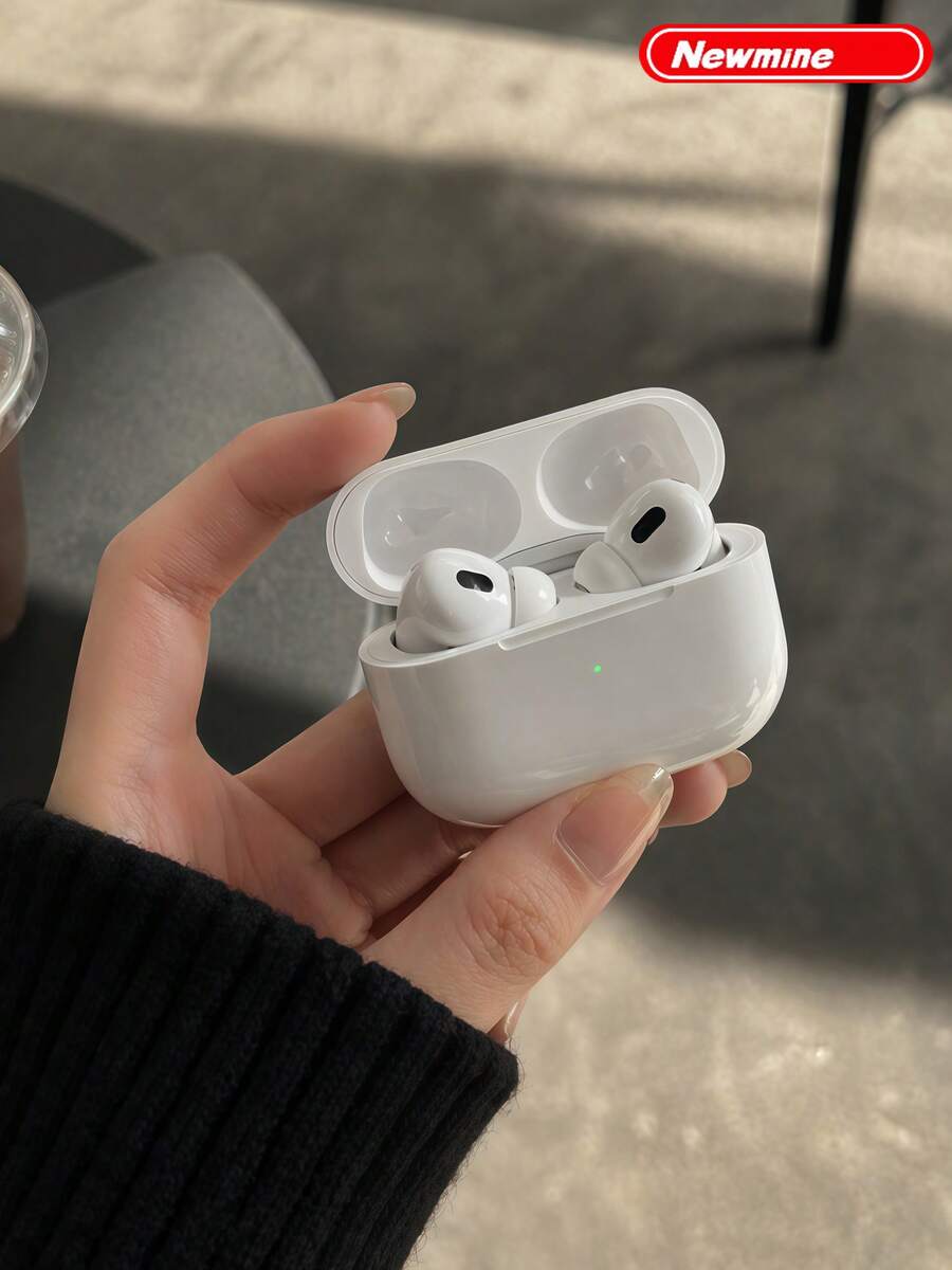 Newmine In-Ear Bluetooth Headset T5S Long-Lasting Battery Life Touch Operation Comfortable Wearing TYPE-C Interface No Sense Of Delay Ergonomic Design Bluetooth V5.3 Chip White - White - View 1