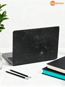 SUPSTICKER 1 片科幻星空行星图案笔记本电脑贴膜，梦幻宇宙风格，PVC 材质，自粘可移除，DIY 个性化装饰，防刮擦，适用于笔记本电脑外壳、平板电脑、游戏机、手机背面装饰，尺寸：11.02*15.08 英寸 - 查看 10