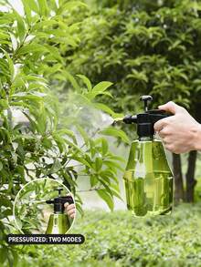 1pc Luxury Large Capacity Garden Watering Can - Adjustable Nozzle Pressure Sprayer For Effortless Gardening & Home Use - Plastic Mist Spray Bottle With Easy Grip Handle - Multicolor - View 4
