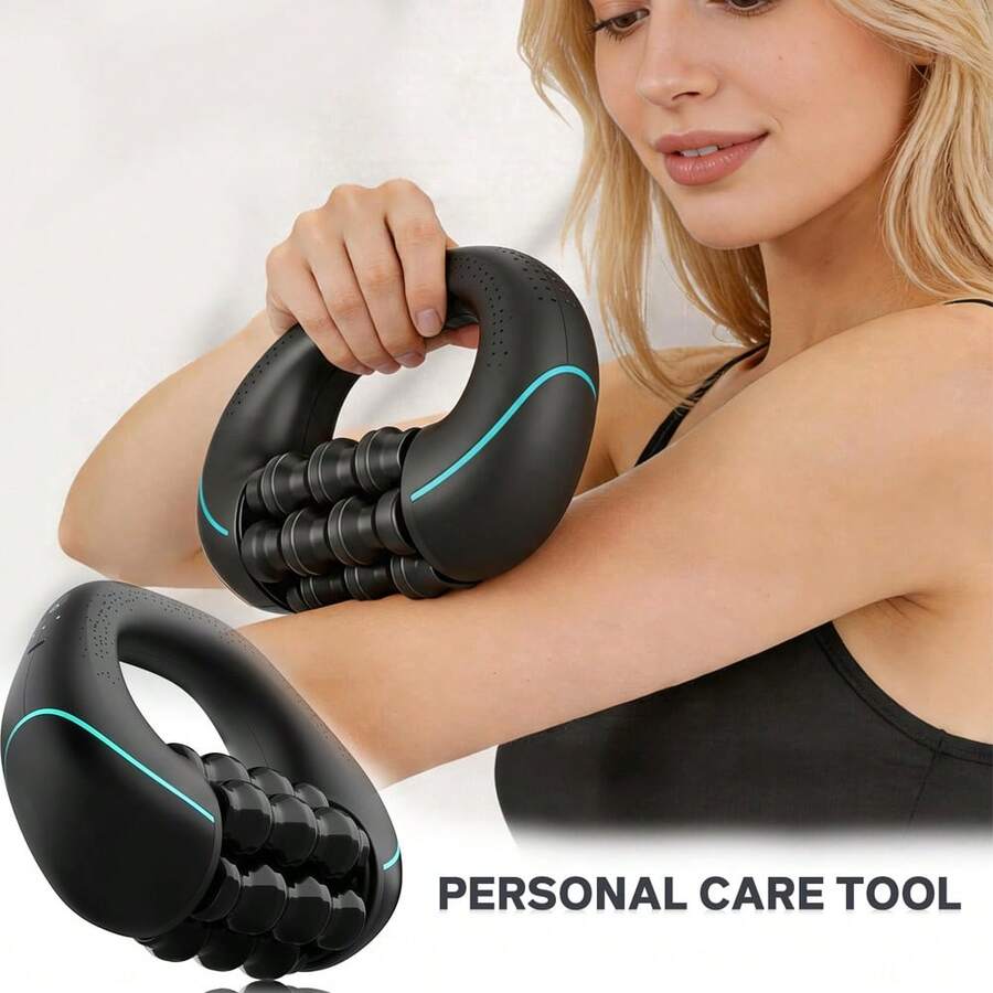 FollowBreak Electric Roller Massager, Full Body Muscle Relief, 3 Speed Modes, Electric Massage Tool, Portable Massager, Rechargeable Handheld Massage For Arms, Legs, Back, Shoulders And Body