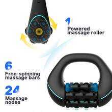 FollowBreak Electric Roller Massager, Full Body Muscle Relief, 3 Speed Modes, Electric Massage Tool, Portable Massager, Rechargeable Handheld Massage For Arms, Legs, Back, Shoulders And Body - Multicolor - View 5