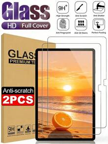BOLLYMORE 2pcs Ultra HD Tempered Glass Tablet Screen Protector, 9H Hardness, Explosion-Proof, Anti-Scratch, Easy Application, Compatible With IPad Air Pro 11/13 Inch 5th/6th/7th/8th/9th/10th/11th/12th 2026/2025/2024 Models - Clear - View 1