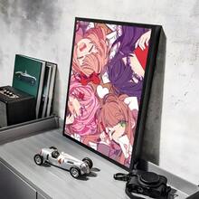 Anime Doki Doki Literatuare Club Poster Stickers HD Waterproof Painting Wall Art For Living Room Home Decor Decoration Gift - Black12 - View 2