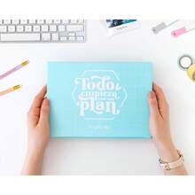 - Organizador semanal de escritorio con stickers, Planner por semana sin fecha tipo agenda, Dateless weekly planner (Rosa/Morado) - Rosa - Ver 10