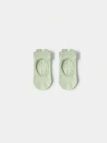1/3/5 双女士瑜伽袜，透气网眼防滑专业普拉提健身运动船袜，带硅胶，夏季 - 彩色 - 查看 16