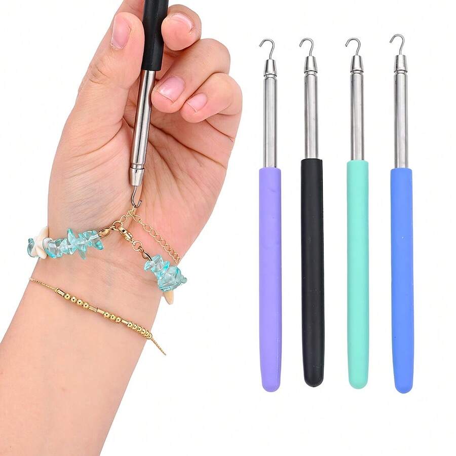 1 PC Tool Hook For Jewelry Bracelet Necklace Fastener Watch Strap Helper Clasp Wearing Aid Hanging Device - Bracelet Helper - View 1