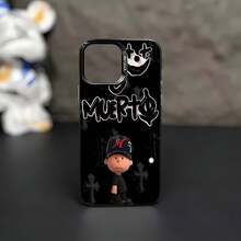 Funda para móvil con diseño de calavera, compatible con Samsung, Apple, VIVO, OPPO, , ,  y Honor. Fabricada en TPU, ofrece protección contra golpes y caídas. Un regalo perfecto para amigos y familiares. - Negro - Ver 6