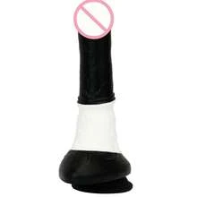 8.6" Horse Dildo  Silicone Huge Monster Dildo With 2 Knots Giant Anal Dildo XL Thick Massager Wand With Strong Suction Cup Animal Dildos Adult Sex Toys For Women Men - Một cỡ - Xem 2
