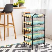 Water Bottle Organizer 5 Tier Freestanding Water Bottle Storage Organizer Metal Bottle Rack Holder Stand Shelf For Kitchen Pantry Food Storage (Black)Adult 5-Tier Can Organizer Rack Dispenser For Pantry, Black Metal Folding Rack With Wire Shelves - Black - View 7