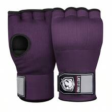 GINGPAI Muay Thai Boxing Gel Gloves Adult Half Finger Boxing Gloves Unisex Slouchy Quick Wrap Band - Multicolor - View 10
