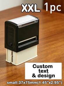 Custom Address Stamp Self-Inking, Personalized Elegant Name And Address Stamp, Minimalist Classic Style, Custom Return Address Stamp, Suitable For Office Mail, Wedding Invitation Scenarios, Customizable Text Practical Gift, Housewarming, Graduation, Holiday Gift - Style D - View 9
