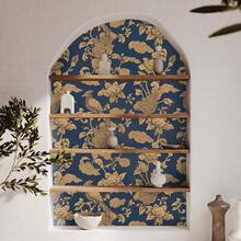 1 Roll Of Vintage Bird And Flower Plant Wallpaper, Exquisite Interior Decorative Film, Suitable For Decorating The Surfaces Of Rooms, Kitchens, And Cabinets, Easy To Install And Remove, Hand Embroidered Stickers - Plants, Flowers, Birds - View 6