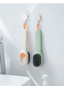 1pc Shoe Cleaning Brush, Plastic Clothing Brush, Household Cleaning Tool - Multicolor - View 5