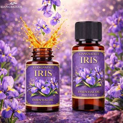 French Iris Fragrance Oil, Gentle And Clean Body Scent, High-End Soft Ambiance Diffuser, Niche Scent For Home, Car, Yoga & Meditation, Candle Pairing, Party Atmosphere And DIY Fragrance, Suitable For Halloween, Thanksgiving, Christmas Holiday Gifts