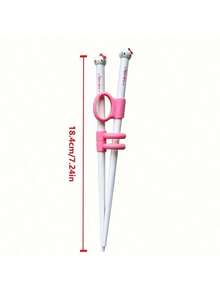 1 Pair Sanrio Characters Polyresin Learning Chopsticks, Cute Kuromi & For My Melody Design, Educational Tableware - View 2