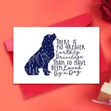 A Single Pet Loss Sympathy Card, A Condolence Gift, A Memorial Card, A Keepsake And Anniversary Gift To Commemorate The Loss Of A Beloved Pet - One Size Fits All - View 2