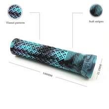 AOFDA 14CM Soft Mountain Bike Handlebar Grips, Mixed Color Rubber Anti-Slip Shock Absorbing Cycling Accessories, Suitable For Off-Road Bike & Bicycle - Multicolor - View 4