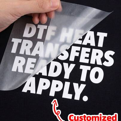 1~8pcs Personalized Custom Iron On Transfers DTF Thermal Transfer Film Custom Photo Text Logo Chest Iron On Decals Heat Transfer Stickers Multi-Functional High-Quality Stylish Exquisite For T-Shirts Clothes Bags Hats Pillows Forever Love Warm Ambience Winter Grace Unique Custom Gift For Birthday Wedding Mother's Day Father's Day Graduation Housewarming For Bride Groom Bridesmaid Family Friends Him Her Office Decor