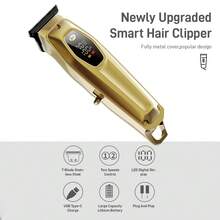 Máy tỉa tóc Itel ITR-31 thân kim loại nguyên khối màu đồng cổ - Lớp hoàn thiện kim loại màu đồng cổ điển, chống trầy xước và chống bám vân tay, được chế tạo như một dụng cụ chăm sóc cá nhân bền bỉ dành cho nam giới. - Xem 3