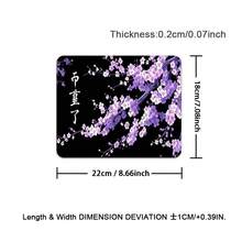 Purple Sakura Mouse Pad Large Desk Mat, Kawaii Cherry Blossoms Purple Computer Mousepad With Stitched Edges Non-Slip, Keyboard Mouse Pad For Desktop Cute Office Supplies Desk Decor Accessories - View 16