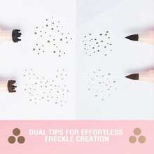 Natural Everyday Freckle Makeup Stamp, 6 Point Air Cushion Freckle Pen, Waterproof Durable Realistic Faux Freckle Tool - Brown - View 7